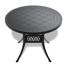 Hassyee All-Weather Bistro Set with Round Table for Balcony, Patio Furniture Set with Two Swivel Chairs and Water Resistant Cushions for Dining Room, Lawn, Poolside, Garden (Black 5)
