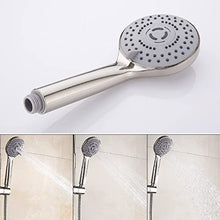 JIANSMZ N/A Outdoor Shower Fixture, Triple Function Brushed Nickel System, Wall Mounted SUS304 Stainless Steel Faucet Set with Hand Spray, 8" Rain Head,B (Color : B)