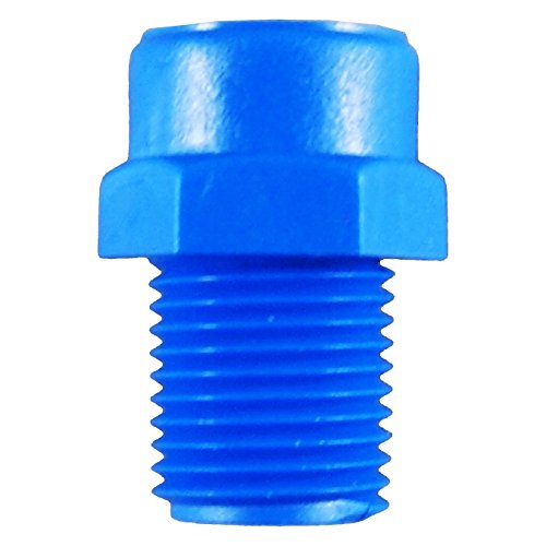 Tefen Plastic Fogger Misting Nozzles with Poly Filter 1/8" NPT 1.5GPH 1000 Pack Blue