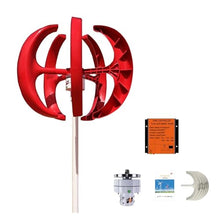 MPPT LED 400W 5Blades 12V 24V Vertical Axis Wind Turbine Generator Kit
