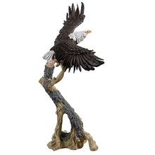 HI-LINE Majestic Eagle Perched Statue
