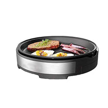 Household Electric Grill Personal Non Stick Frying Pan, Fast Heating, High Temperature Resistance