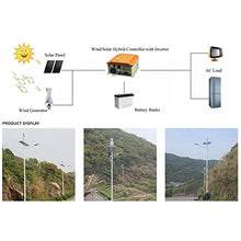 AISINILALAO 12000W Vertical Spiral Wind Power Turbine Generator+ 110V/220V Vertical Wind Generat Kit Free Energy Altern with Mppt Controller for Home Use,24v