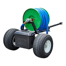 Underhill Hose Reel Trailer Cart Holder Caddy, Heavy-Duty, Industrial Quality for Golfing Greens, Holds Over 100 Feet of 1 Inch Hose, HC-TRL-100