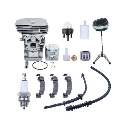 XZHBRZ 41mm Cylinder Piston Fuel Return Line Cap Kit Fit for 435 440 435e 440e II -Series Chainsaws Replacement Parts