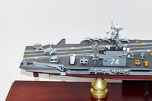 Squadron Nostalgia LLC USS John C Stennis CVN-74 Nimitz Class Carrier Model Mahogany 24 Inch Navy
