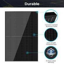 SUNGOLDPOWER UL61730 440W Solar Panel 10PCS,N-Type 16BB,High Efficiency 22.5%,Monocrystalline Class A Cell,Vmp 33.5Vdc for Charging 24V/48Vdc Battery in Solar Systems CEC listed(10*440W Solar Panel)