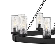 Hinkley Sawyer Large Black Outdoor Pendant Light