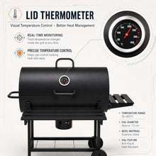 Barrel Charcoal Grill for Outdoor BBQ B