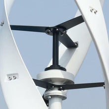 3000W Maglev Vertical Axis Wind Turbine Kit + 200W Solar Panels | 12/24/48V Hybrid System W/2000W Inverter & Controller | Household Wind Generator(12V)