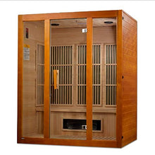 Maxxus Sauna Alpine 3 Person Low EMF FAR Infrared Sauna Canadian Hemlock
