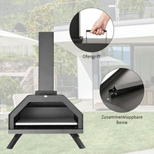 KJLYLPP 11 Wood Fired Outdoor Pizza Oven – Portable Hard Wood Pellet Pizza Oven for Any Outdoor Kitchen