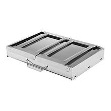 AFPSDLFJDLS Portable Outdoor Barbecue Grill Stainless Steel Folding BBQ Charcoal Grills for Campaing Pinnic Kebab Oven