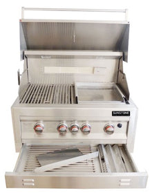 Sunstone SUN3BJK 304 Stainless Steel Grill Jacket with Drawer, 28-Inch