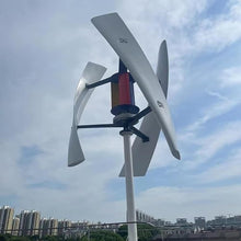 3000W Vertical Axis Maglev Wind Turbine Generator Wind Power Generator Kits with Wind Solar Hybrid MPPT Charge Controller,220V