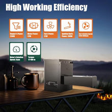 Vdniduir Pellet BBQ Smoker Hopper Kit, Auto Ignition Electric Hopper, 250W Wood Pellet Smoker Grill Part,with 11 Gear Temperature Control