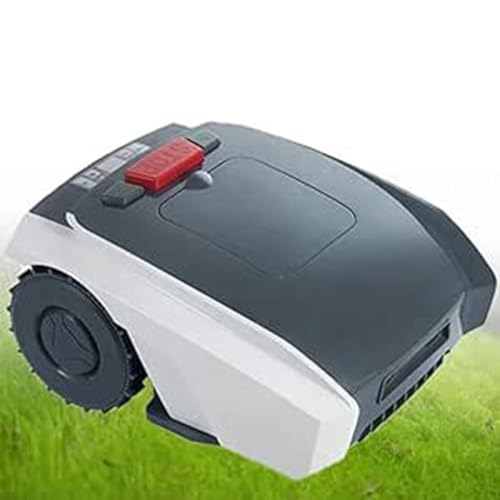 KUYBTU Automatic Intelligence Lawn Mower, App Control Garden Robot Mower, Path Planning, Automatic Charging/Automatic Obstacle Avoidance, for Lawns/Gardens of 1500㎡,Grey-Grey