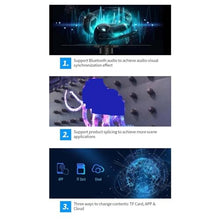 56CM 3D Hologram Projection System 3D RGB Holographic Advertising Display Led Fan Plastic