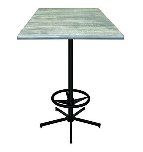 HBS OD214 42" Tall Indoor/Outdoor All-Season Pub Table with 30" Square Top