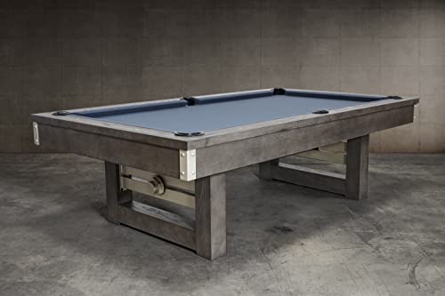 Empire USA Nixon Billiards - Bryant Slate Billiard Pool Table Grayson Grey (Metal Leg)