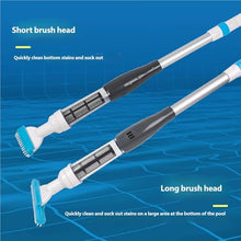 zcjysqav Cordless Pool Vacuum 18.5GPM Suction 60Min Runtime Telescopic Pole Brush Heads Spa Cleaner