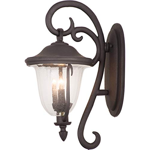 Kalco Four Light Wall Bracket Santa Barbara Outdoor Collection Large Multicolor