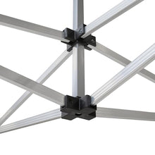 TOOLPORT 10x15 ft Pop Up Canopy Tent Outdoor Sun Shade Gazebo for Backyard, Event, Grill, Garden, Patio Canopies, Aluminium 1.6 in Hexagonal Legs, Cream