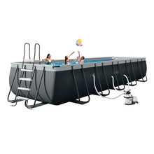 INTEX 26357MZ 20ft x 10ft x 52in Ultra XTR Deluxe Rectangular Above Ground Swimming Pool Set, Includes 1500 GPH Sand Filter Pump, SuperTough Puncture Resistant, Rust Resistant, Easy to Assemble