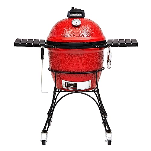 Kamado Joe Classic Joe I 18-inch Ceramic Charcoal Grill and Smoker Blaze Red