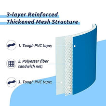 118" L x 79" W x 26" H Blue Rectangular Steel Frame Above Ground Outdoor Backyard Swimming Pool Set Swimming Pools Framed Swimming Pools