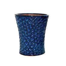 thalo Planter Pots Blue Flower Pot Ceramic Flower Pot Outdoor Garden Table Decoration Flower Pot Plant Pot Plant Container Accessories