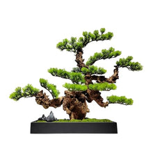YXIANG56Q Fake Plants Artificial Bonsai Pine Tree Realistic Fake Plant Decoration Desktop Display Greenery Bonsai Tree
