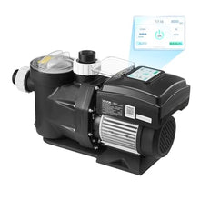 VEVOR Variable Speed Pool Pump, 3 HP, AC 220-240V, 190 GPM, In/Above Swimming Pool Pump with Filter Basket, Powerful Self Priming, Programmable Timer, for Inground and Above Ground Swimming Pool