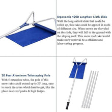 JYXYXSCP Snow Shovel Retractable Outdoor Roof Snow Shovel Aluminum Pole Snow Tool Removal Winter Snow Removal Tool Folding Garden Shovel