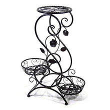 MIIKHI Plant standFlower Stand Tiered Classic Plant Stand Decorative Garden Patio Standing Plant Flower Pot Shelf Display Shelf Holds Flower Pot with