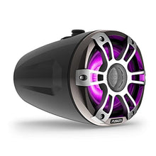 Fusion Garmin Signature Series 3i 6.5" 230-Watt CRGBW Marine Wake Tower Speakers Black (Pair)