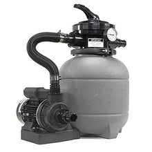 Jikkolumlukka 12" Sand Filter Above-Ground Pool Pump with 6-Way Valve