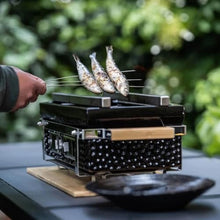 YIORYO Mini Barbecue Grill - Portable Charcoal Grills - Small Tabletop Charcoal Grill for Outdoor Cooking, Grilling - Table Top BBQ Grill for Camping, Picnic, xingxingdiandeng1