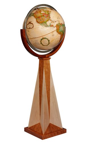 Replogle Obelisk Globe Large Off-White