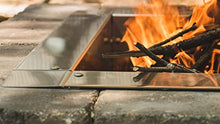 Firebuggz Heavy Duty Stainless Steel Fire Pit Ring Insert for Outdoors - 24" Square Insert, 32" Outside Flange, 10" Height