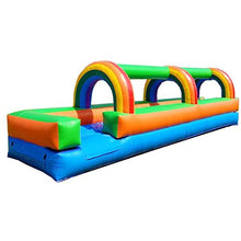 Pogo Bounce House Rainbow Inflatable Water Slide 25x9x6