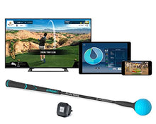 PHIGOLF Home Golf Simulator with Weighted Swing Stick, Indoor & Outdoor Use, Motion Sensor & 3D Swing Analysis, Android/iOS Support, WGT & E6 Connect - Phigolf1