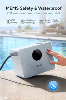 iGarden Swim Jet X PRO 10: Portable 6-Gear App Ctrl Swim Machine (10h Max)