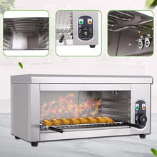 MZGYYD Electric Cheese Melter Grill - 2000W Commercial Countertop Grill for Steaks, Fish, Chicken Wings, BBQ - Wall-Mounted Oven for Efficient Cooking