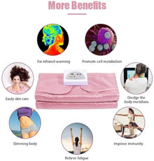 TZLGMDER High Dose Sauna Blanket, Fat Burning Slimming Weight Loss Heating Treatment Kit Detoxification Suitable for Female Body Shape Slimming Fitness