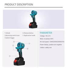 Wlikoci Cordless Power Tool Sets Hedge Trimmer Grass Shears Chain Saw Sabre Saw Jig Saw Electric Hammer Electric Drill Screwdriver Grinder Double Wrench Electric Hammer