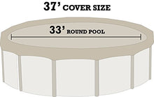 HPI Ultimate Winter Cover for 33-Foot Round Above-Ground Swimming Pools