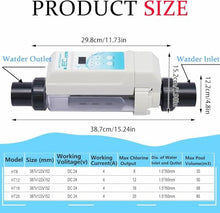 Electronic Salt Chlorine Generator - Produces 8-20g Chlorine/Hour, Water Level & Temperature Protection, Easy 15-Minute Installation