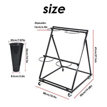 RWGOVLU Flower Stands For Indoor Plants Flower Rack Display Stand Plant Shelf With Wheels For Fresh Flower Sho