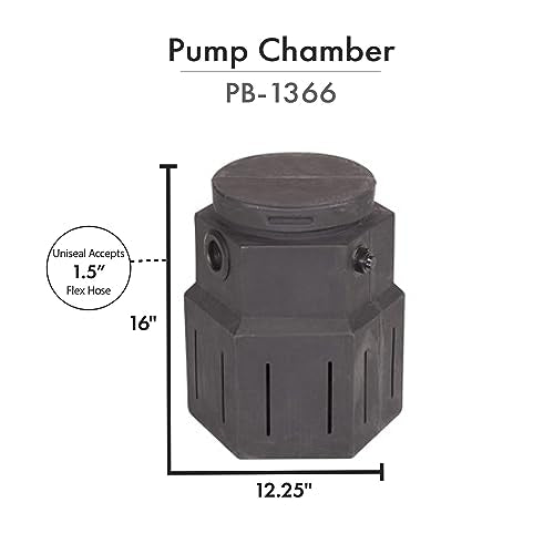 HALF OFF PONDS Pond Free Cascade 4100 Waterfall Kit with EPDM Liner and Pump Black